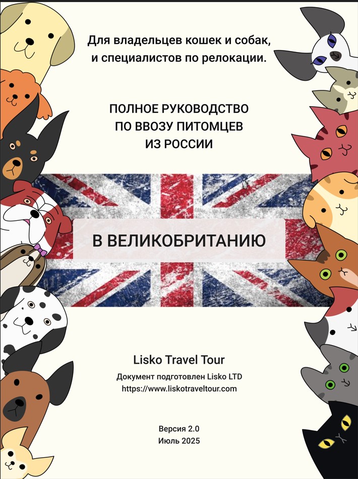Полное руководство по перевозке питомцев из России в Великобританию — пошагово, без ошибок